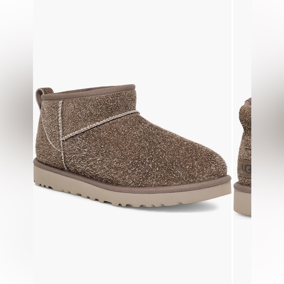 Ugg Classic Ultra Mini Shaggy Smoke Plum size 9 men’s - Picture 1 of 9